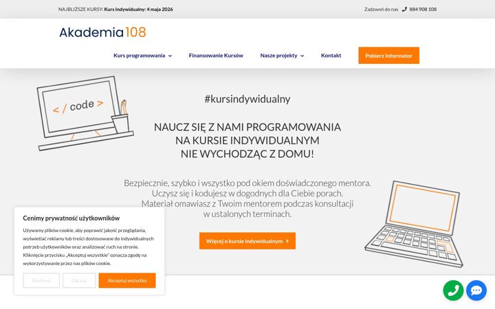 Screenshot of akademia108.pl