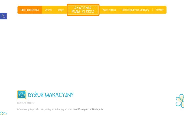Screenshot of akademia77.waw.pl