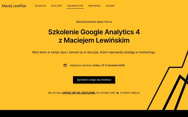 Screenshot of akademiaanalytics.pl