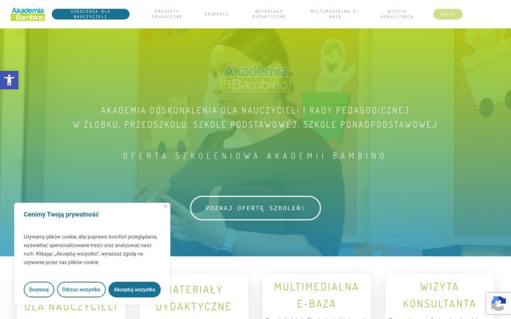 Screenshot του akademiabambino.pl