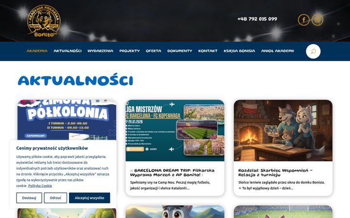 Ekrano kopija akademiabonito.pl
