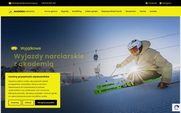 Screenshot of akademiacarvingu.pl