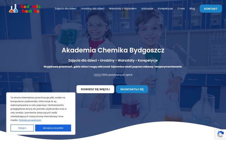 Ekrano kopija akademiachemika.pl