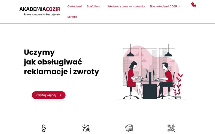 Screenshot of akademiacozir.pl