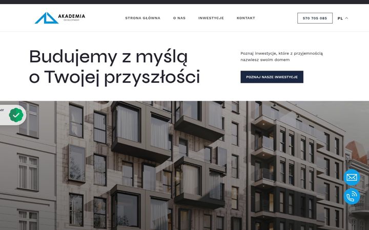 Screenshot of akademiadevelopment.pl