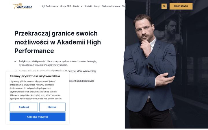 Screenshot of akademiahighperformance.pl