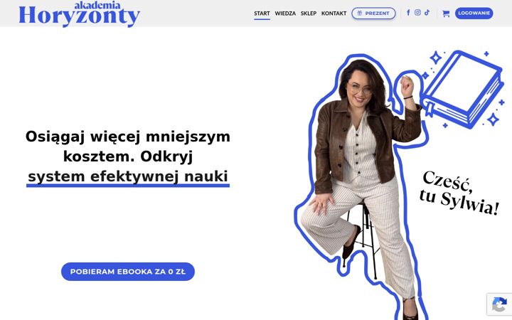 Screenshot of akademiahoryzonty.pl