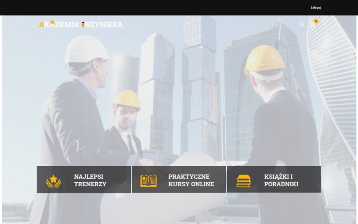Screenshot of akademiainzyniera.pl