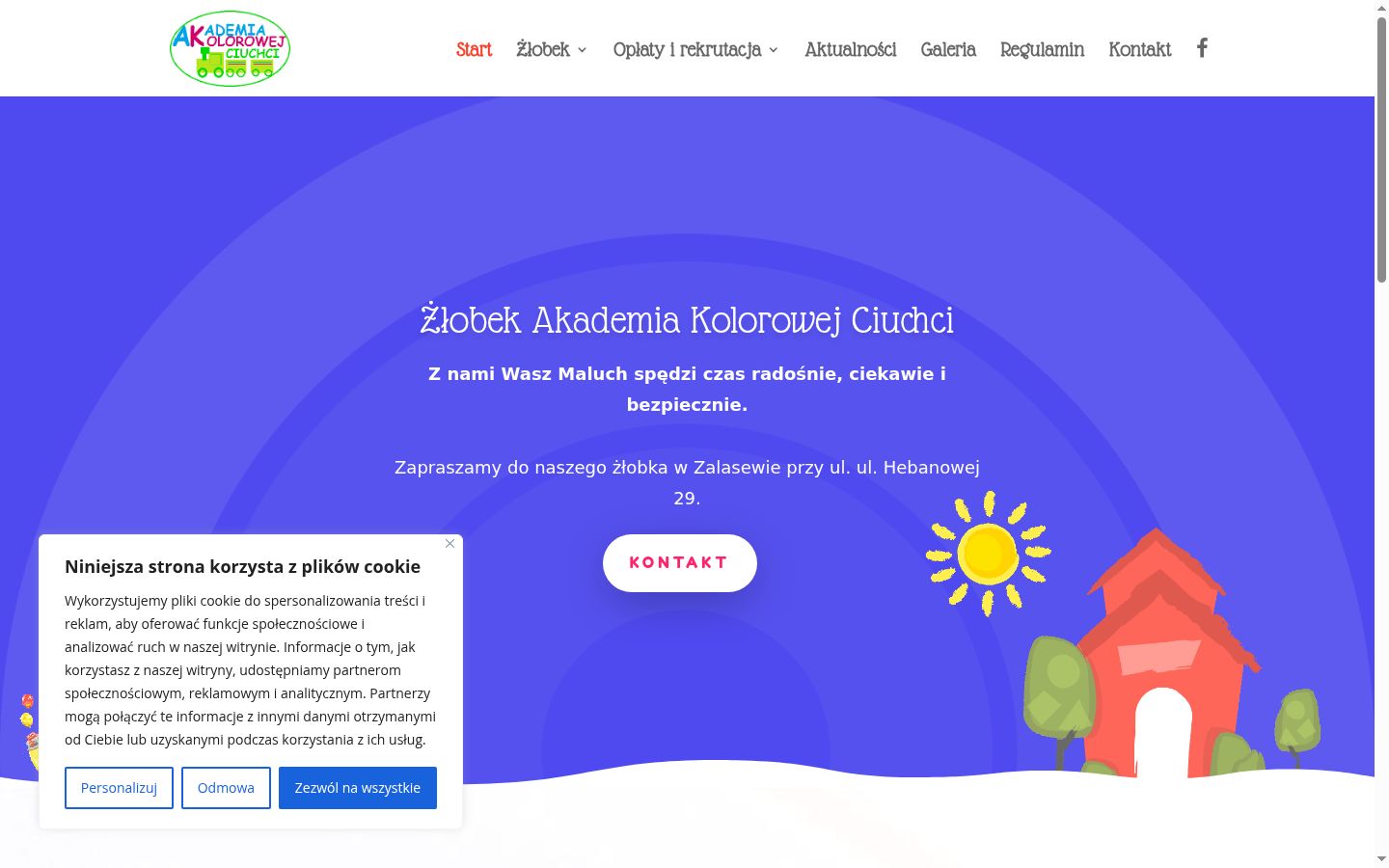 Snímka obrazovky banera súhlasu zobrazeného pred akoukoľvek interakciou