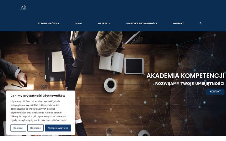 Screenshot of akademiakompetencji.org