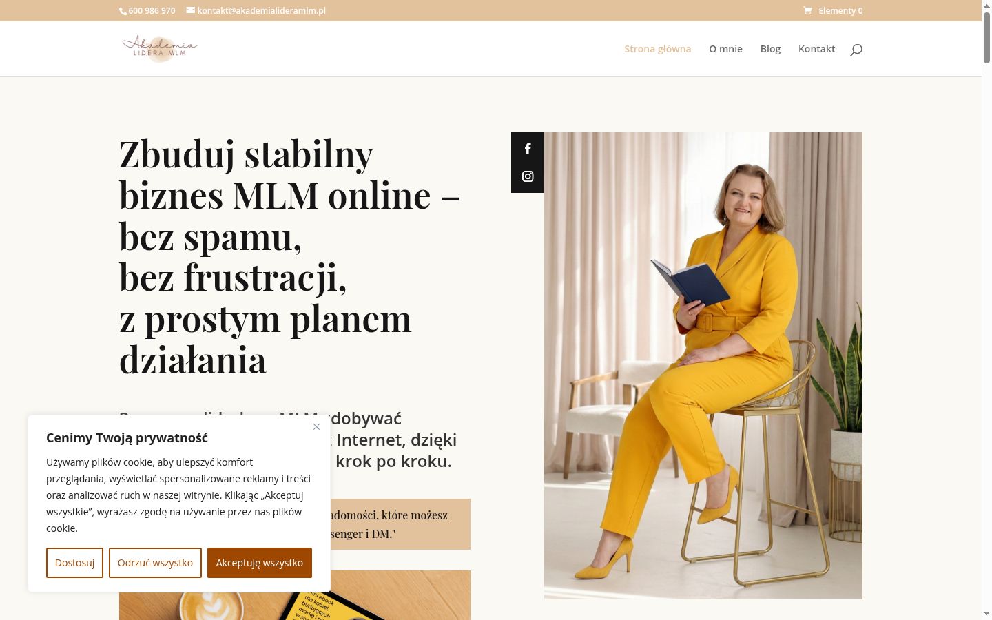 Captura de ecrã do banner de consentimento apresentado antes de qualquer interação