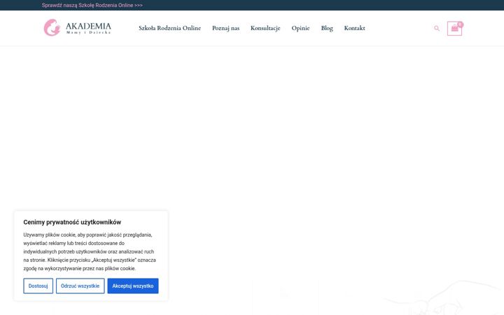 Screenshot of akademiamamyidziecka.pl