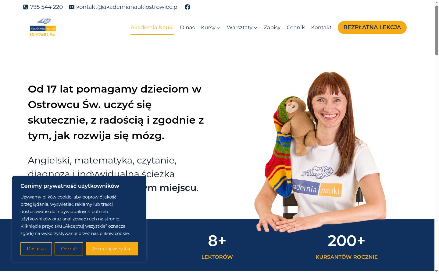 Snímka obrazovky banera súhlasu zobrazeného pred akoukoľvek interakciou