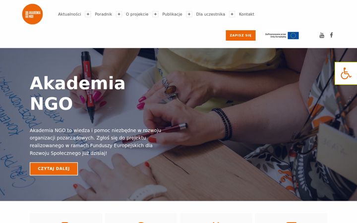 Screenshot του akademiango.pl