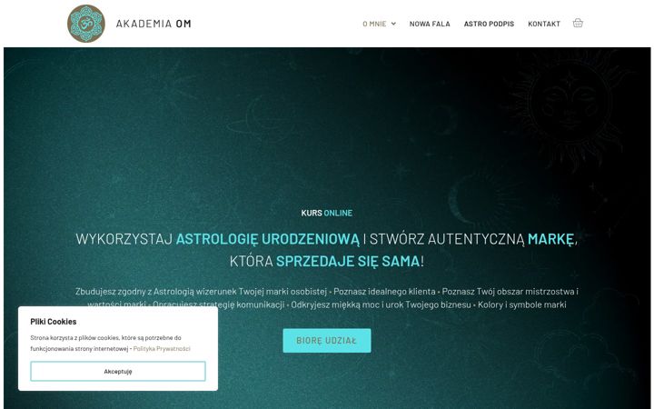 Screenshot of akademiaom.pl