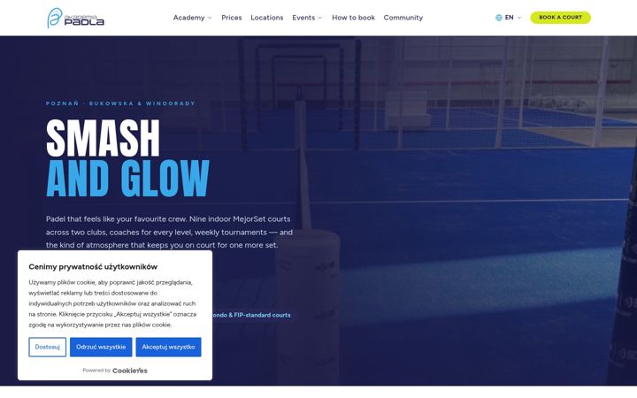 Screenshot of akademiapadla.com.pl