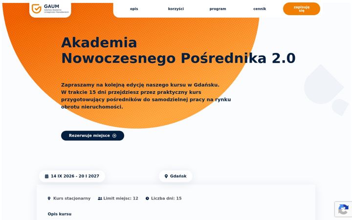 Screenshot of akademiaposrednika2.pl