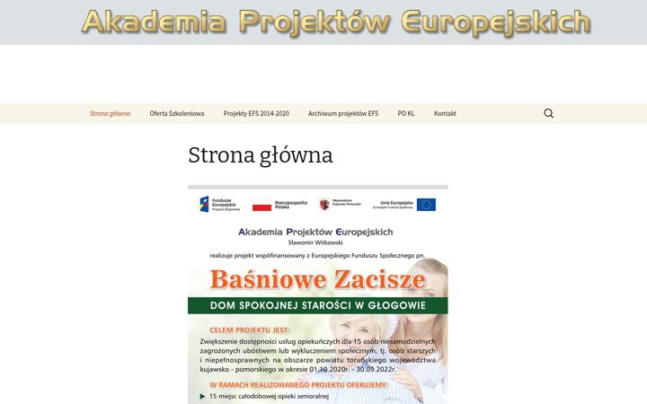 Ekraanipilt saidist akademiaprojektow.eu