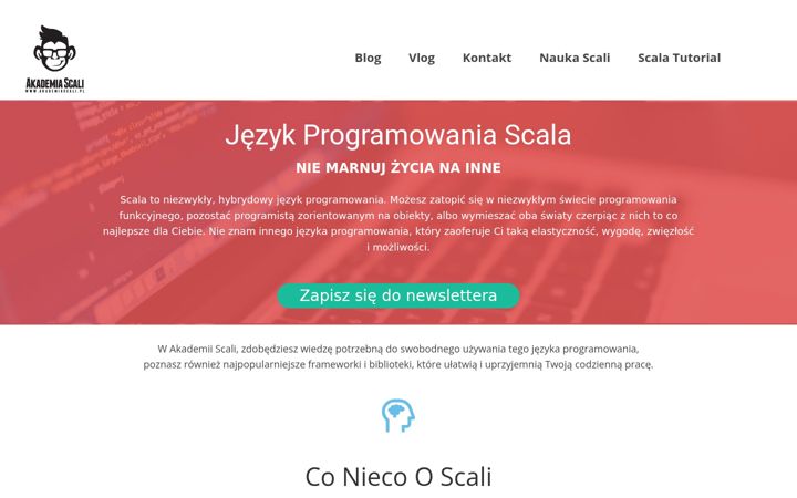Skärmbild av akademiascali.pl