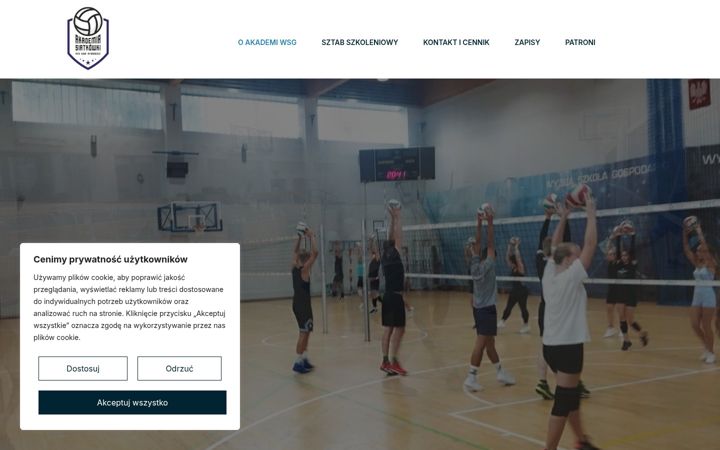 Screenshot of akademiasiatkowkiwsg.pl