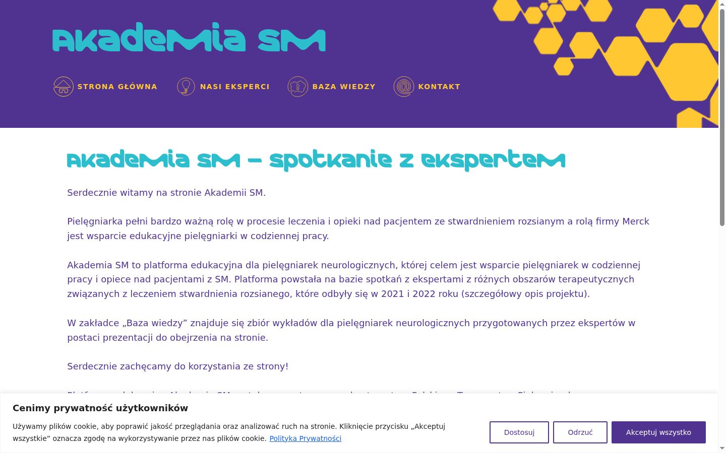 Screenshot tal-banner tal-kunsens muri qabel kwalunkwe interazzjoni