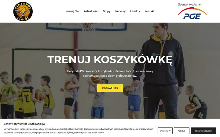 Screenshot ta' akademiasokola.pl