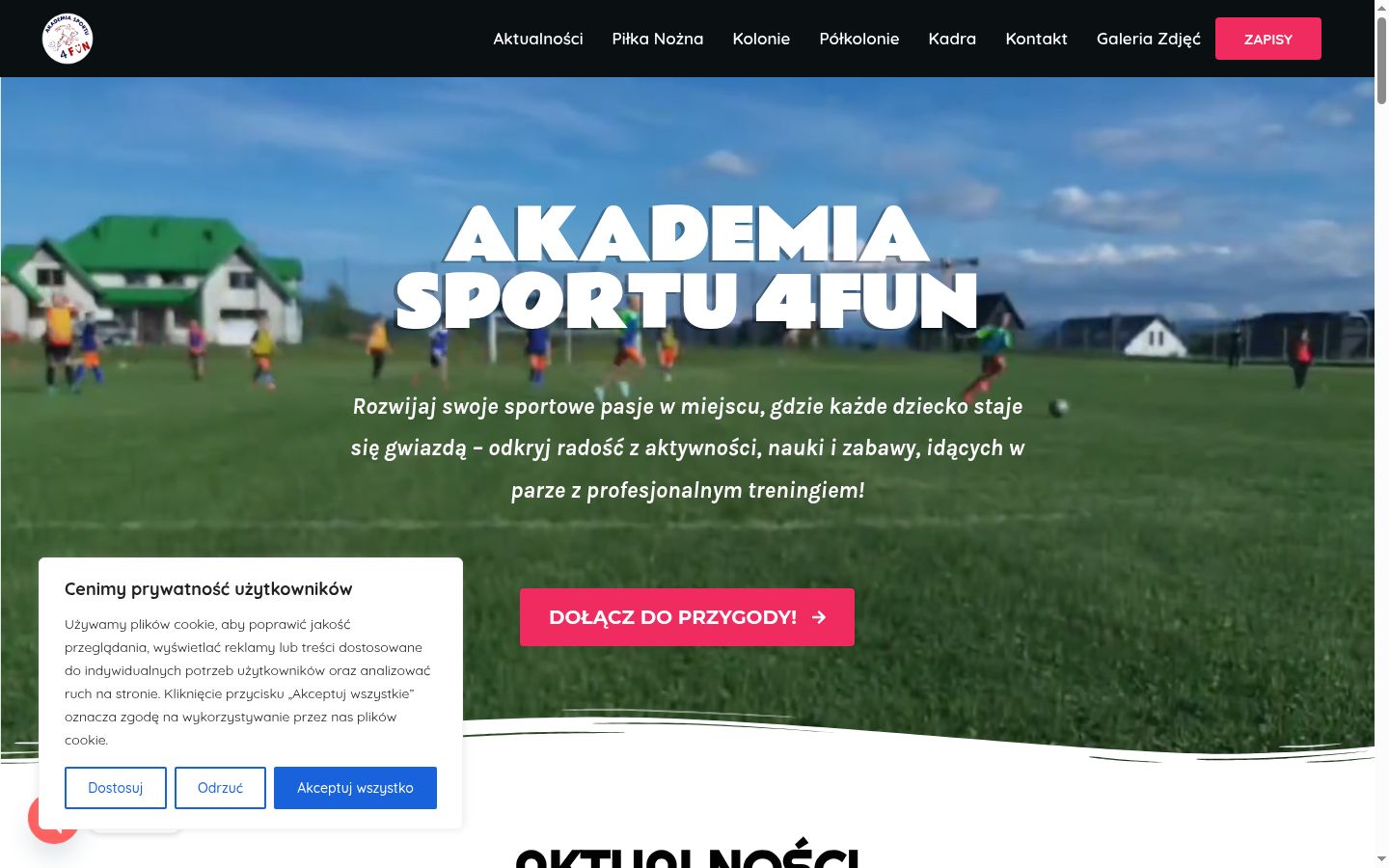 Screenshot tal-banner tal-kunsens muri qabel kwalunkwe interazzjoni
