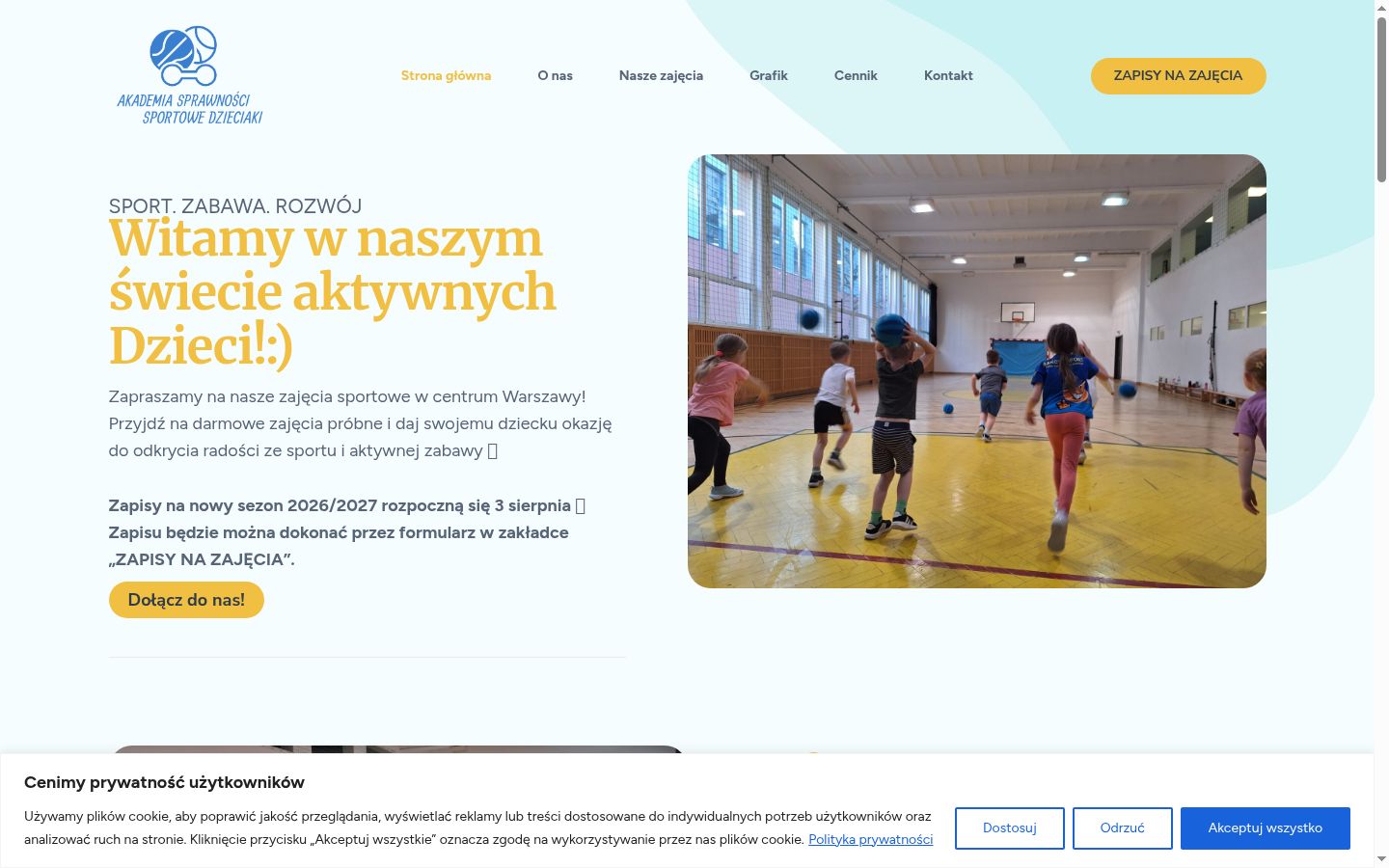 Sutikimo reklamjuostės, rodytos prieš bet kokią sąveiką, ekrano kopija