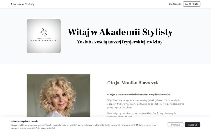 Screenshot of akademiastylisty.pl