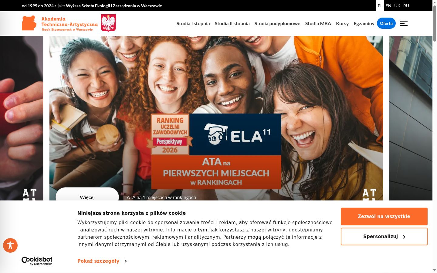 Sutikimo reklamjuostės, rodytos prieš bet kokią sąveiką, ekrano kopija