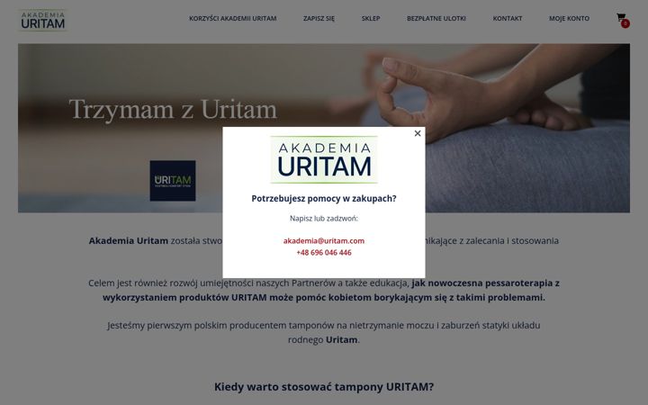 Screenshot of akademiauritam.com