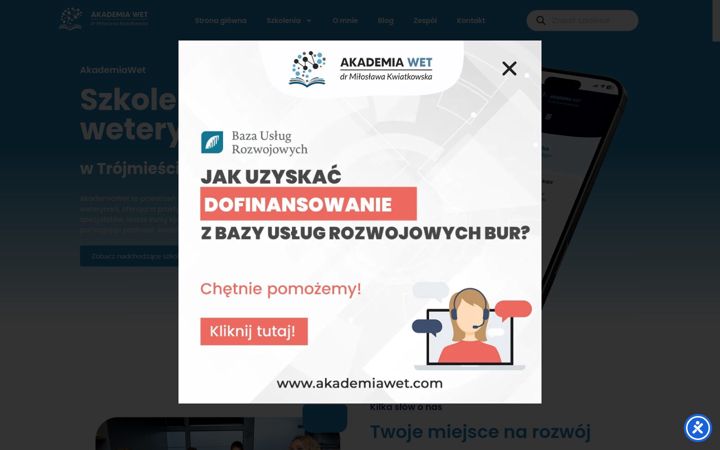 Screenshot of akademiawet.com