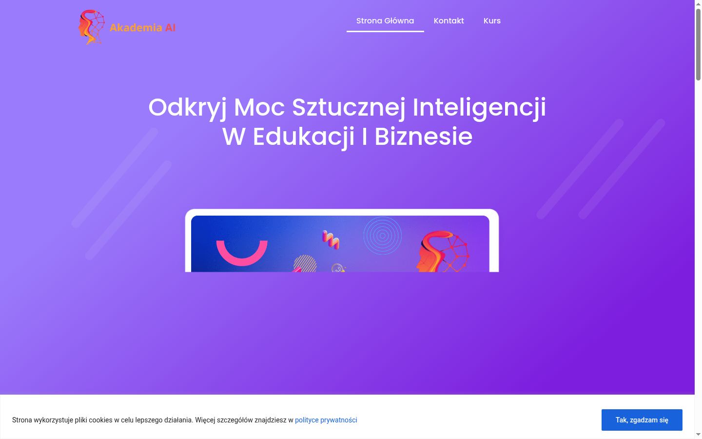 Képernyőkép a bármilyen interakció előtt megjelenő hozzájárulási bannerről
