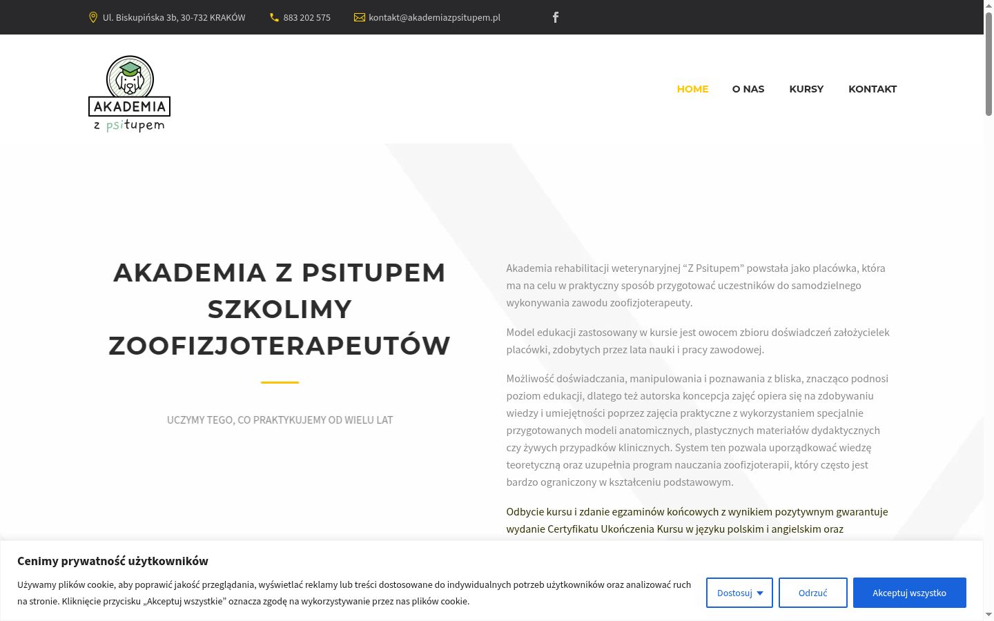 Képernyőkép a bármilyen interakció előtt megjelenő hozzájárulási bannerről