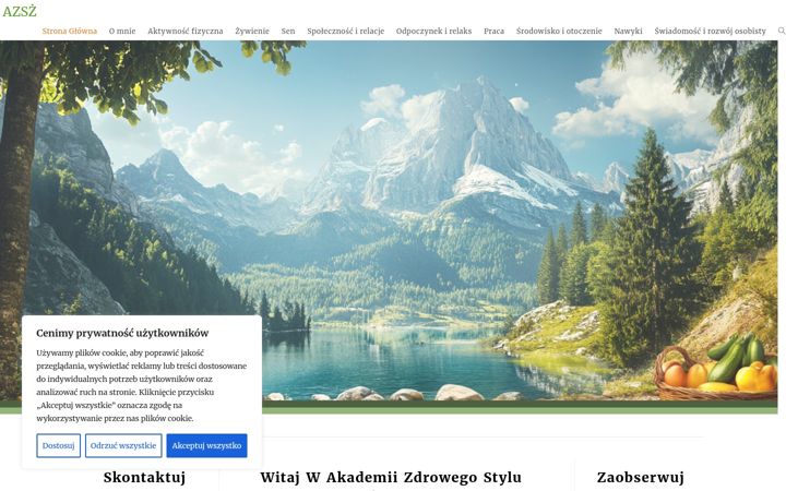 Screenshot of akademiazsz.pl