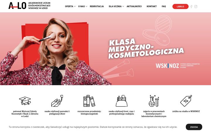 Screenshot of akademickielo.com.pl
