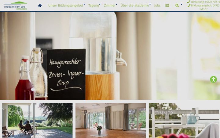 Screenshot of akademie-am-see.net
