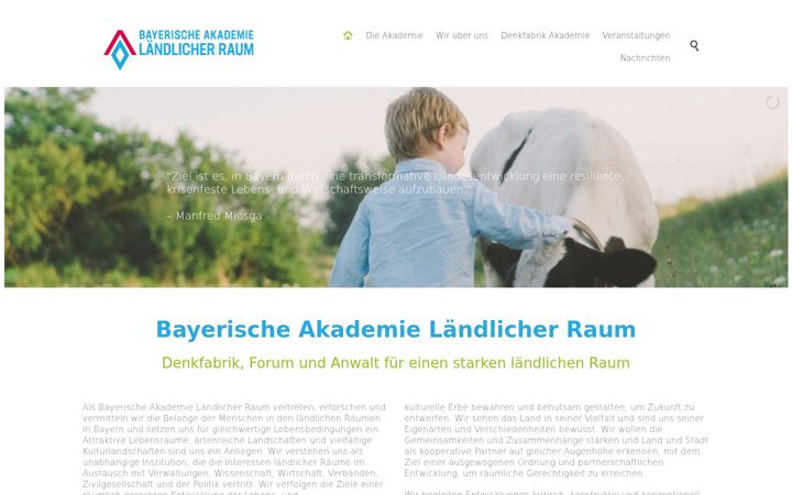 Posnetek zaslona akademie-bayern.de