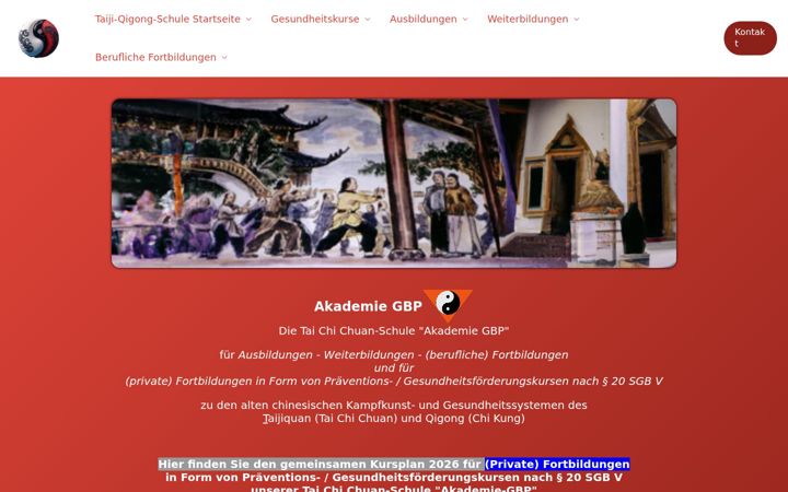 Zrzut ekranu akademie-gbp.de