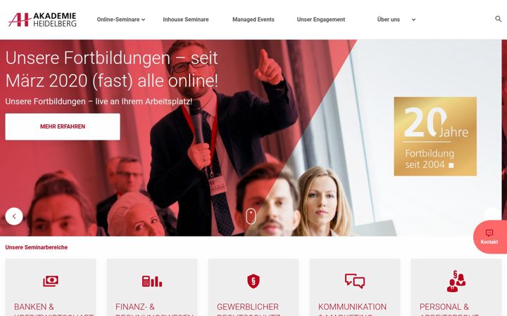 Ekrano kopija akademie-heidelberg.de