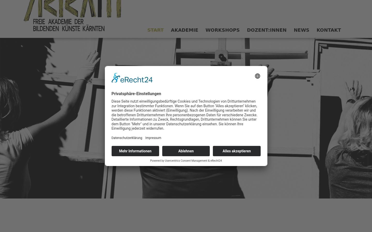Snímek obrazovky baneru souhlasu zobrazeného před jakoukoli interakcí