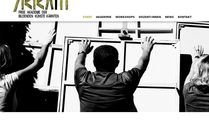 Screenshot of akademie-kaernten.info