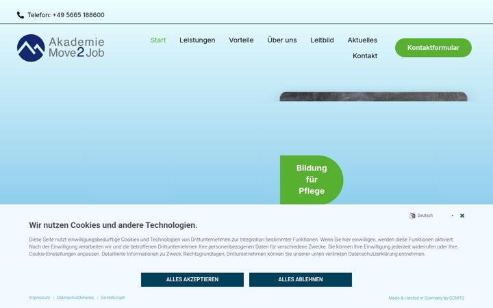 Screenshot of akademie-move2job.eu