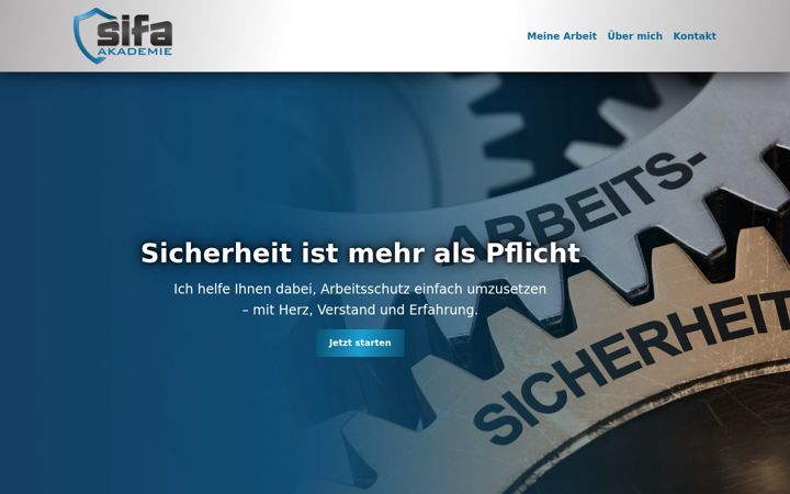 Screenshot stránky akademie-sifa.de
