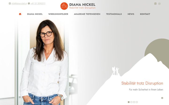 Screenshot stránky akademie-tiefensehen.de