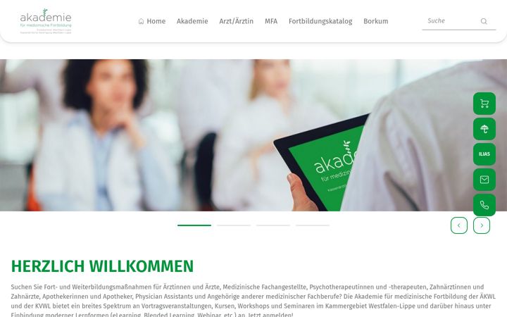 Captura de pantalla de akademie-wl.de
