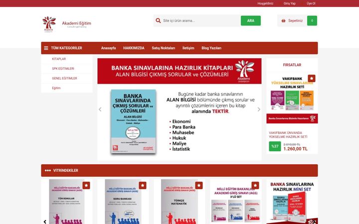 Captura de pantalla de akademiegitim.com.tr