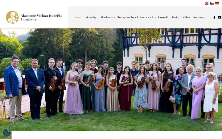 Screenshot of akademievhudecka.cz