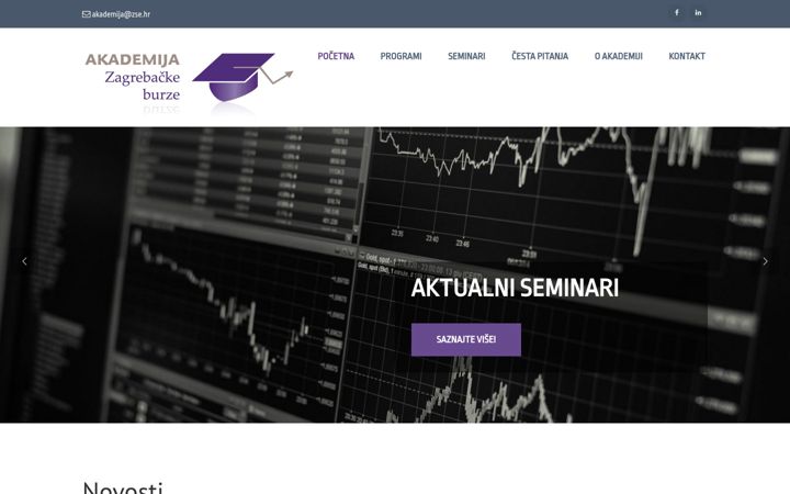 Screenshot of akademijazse.hr