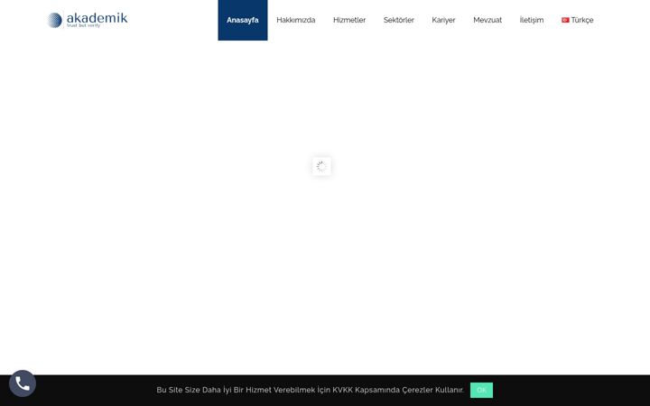 Screenshot of akademikdenetim.com.tr